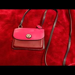 Coach cross body in block color design